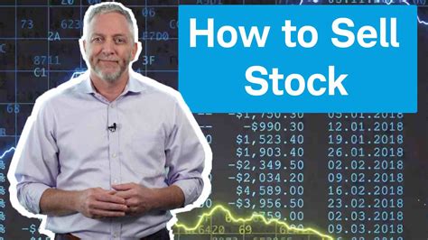 how to sell on stock c|how to sell stocks.